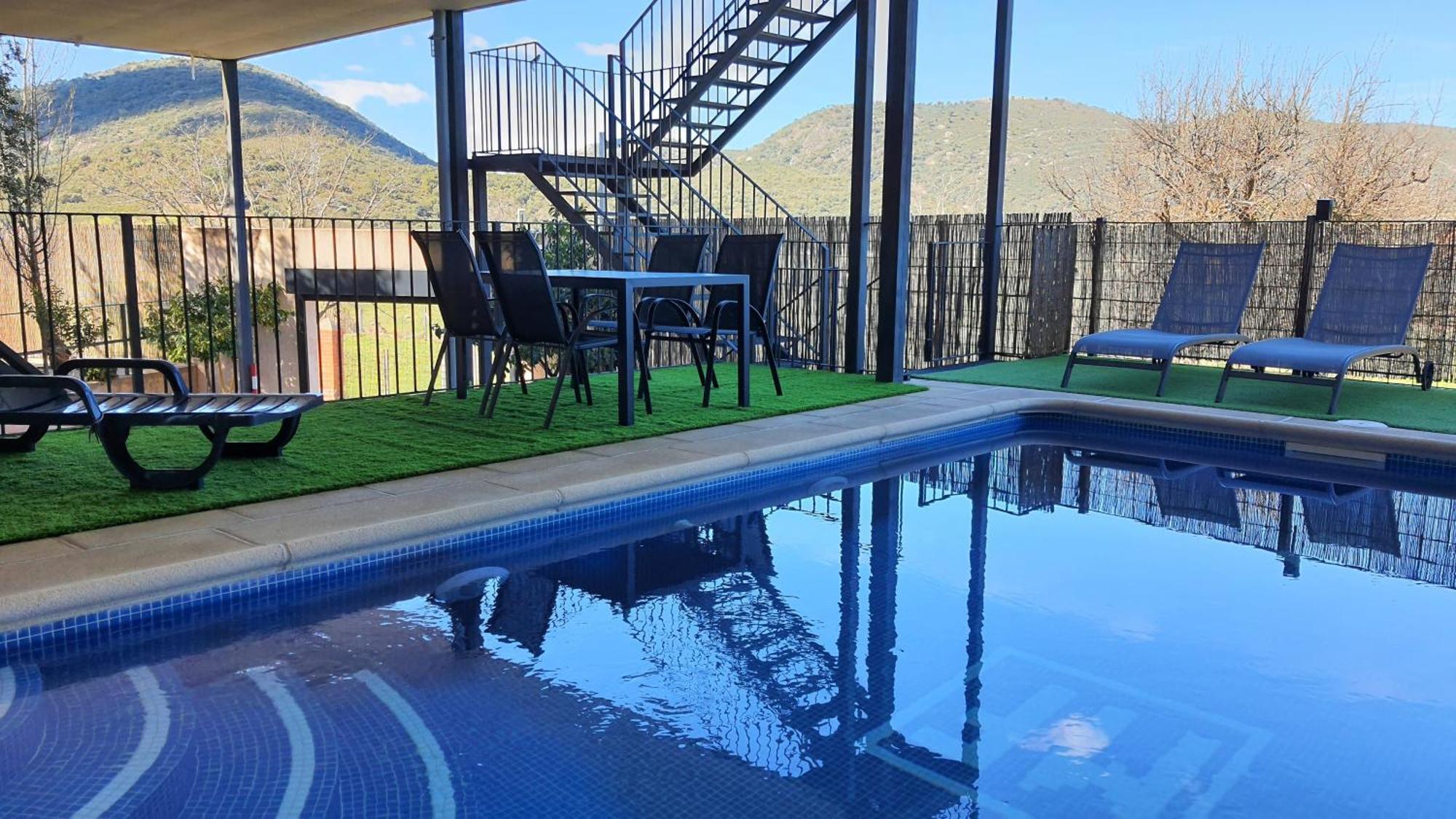 Casa Con Piscina En Parque Nacional De Cabaneros Navas de Estena 외부 사진
